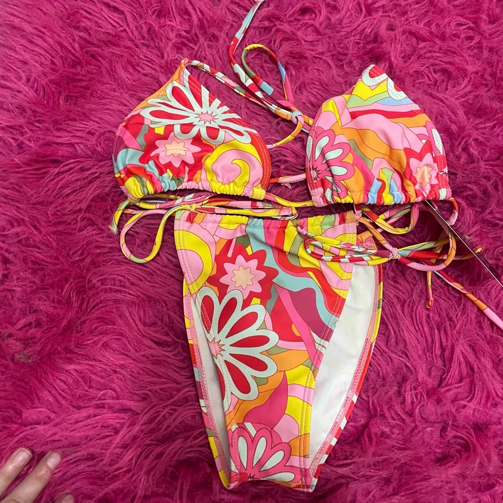 Bright Floral Bikini